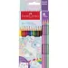 Faber-Castell: Grip Unicorn set barvnih svinčnikov, 13-delni, v pastelnih barvah.