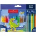 Faber-Castell: Komplet flomastrov z dinozavri, 18+6 kos v paketu