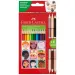 Faber-Castell: komplet barvic 12+3 kos