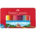 Faber-Castell: komplet barvic v kovinski škatli, 60 kos