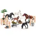 Faunica: 25-delni komplet igrač z lipicanci - Woodyland