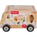 Fisher-Price: Wood Leseni Sladoledni Voziček za Razvrščanje Oblik - Mattel