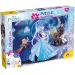 Frozen 2 v 1, 24-delni puzzle in pobarvanka 50x35 cm – Lisciani