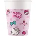 Hello Kitty 8-delni komplet papirnatih kozarcev 200ml