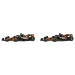 Hot Wheels F1 komplet dveh igračnih avtomobilčkov - McLaren: Norris + Piastri - Mattel