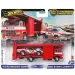 Hot Wheels: Second Story Lorry premium tovornjak za prevoz avtomobilov in 73 Plymouth Duster mali avtomobilček 1/64 – Mattel