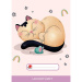 ICO: zvezek z motivom Süni Dreaming Cat, formata A5