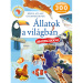 Ilustriran atlas za otroke – Živali po svetu s samolepkami, izobraževalna knjiga