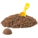 Kinetic Sand: Posodica za sladoled z rjavim peskom za oblikovanje - Spin Master