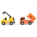 Komplet 8 delov delovnih vozil s figurami - Woodyland