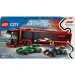 LEGO® City: F1® tovornjak z avtomobili RB20 in AMR24 F1® (60445)