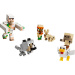 LEGO® Minecraft: Piščančji džokej, napad v puščavi (21592)