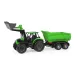 LENA: Worxx Deutz-Fahr Agrotron 7250 TTV traktor s prikolico v škatli 74 cm