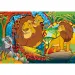 Levji kralj 2 v 1, 24-delni Eco maxi puzzle in pobarvanka 70x50 cm – Lisciani