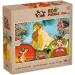 Levji kralj 2 v 1, 24-delni Eco mini puzzle in pobarvanka 35x25 cm - Lisciani