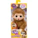 Little Live Pets: Mini Maki Pepi Peach interaktivna kremna opica slika 1