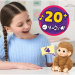 Little Live Pets: Mini Maki Pepi Peach interaktivna kremna opica
