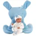 Llorens: Bimba 35 cm lutka z modrim zajčjim spalnim vrečkom