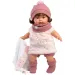 Llorens: Carla 42 cm jokajoča dojenček s cucljem v obleki z zvezdami