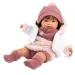 Llorens: Carla 42 cm jokajoča dojenček s cucljem v obleki z zvezdami