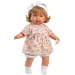 Llorens: Carla 42 cm jokajoča punčka v cvetlični obleki s trakom za glavo