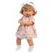 Llorens: Carla 42 cm jokajoča punčka v cvetlični obleki s trakom za glavo