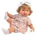 Llorens: Carla 42 cm jokajoča punčka v cvetlični obleki s trakom za glavo