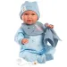 Llorens: Dojenček Llorón, 42 cm, z zvokom in predpasnikom s psičkom