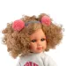 Llorens: Elena 35 cm lutka s kodrastimi lasmi v krilu