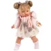 Llorens: Joelle 38 cm jokajoča dojenček s cucljem v obleki z vzorcem toplozračnega balona