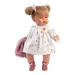 Llorens: Joelle 38 cm lutka z zvokom v obleki z medvedki.