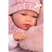 Llorens: Nica, 40 cm visoka lutka-novorojenček s spalno vrečo