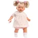 Llorens: Roberta 33 cm jokajoča dojenček s cucljem v cvetlični obleki