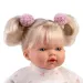 Llorens: Roberta 33 cm jokajoča dojenček s cucljem v cvetlični obleki