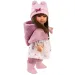 Llorens: Sara 35 cm velika punčka v rožnatem krilu z rožami