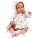 Llorens: Tala Llorana 44 cm novorojenček z zvokom v kapucarju.