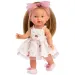Llorens: Valeria 28 cm lutka v vzorčastem krilu