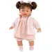 Llorens: Vera 33 cm lutka z zvokom v roza obleki