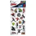 Luna: Avengers 3D puhasta nalepka set na listu velikosti 10x22 cm