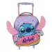 Luna: Disney Stitch Aloha z dvema predalčkoma vrtčevski nahrbtnik na kolesih 27 x 10 x 31 cm slika 1