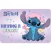 Luna: Disney Stitch uživa na zabavi, namizna podloga 43x29 cm