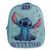 Luna: Must Team 3D Stitch z vzorcem vesolja, zaobljen nahrbtnik za vrtec 26x10x32 cm