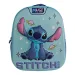 Luna: Must Team 3D Stitch z vzorcem vesolja, zaobljen nahrbtnik za vrtec 26x10x32 cm