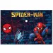 Luna: Plastična mapa za dokumente z gumbom, velikost A4, motiv Spider-Man