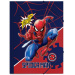 Luna: mapa z gumico s potiskom Spider-Mana 25 x 35 cm