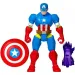 Marvel Mix Mashers: Maščevalci Kapitan Amerika figura z dodatki - Hasbro
