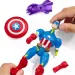 Marvel Mix Mashers: Maščevalci Kapitan Amerika figura z dodatki - Hasbro
