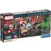 Marvel superjunaki 1000-delni panorama sestavljanka 98x33cm - Clementoni