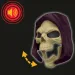 Masters of the Universe: Varuhi vesolja – Skeletorjeva kostnata svetlobna in zvočna maska - Mattel slika 3