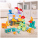 Melissa &amp; Doug Blockables gradbeni komplet z dinozavri, 69-delni